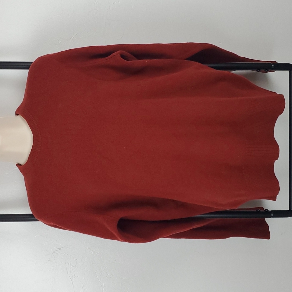 Vintage The Scotch House maroon  cashmere sweater women size M?